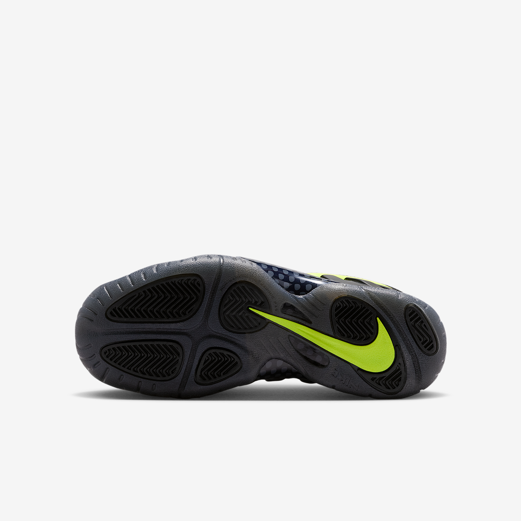 Nike Little Posite Pro Black Voltage Yellow IQ7230-001 - Image 3