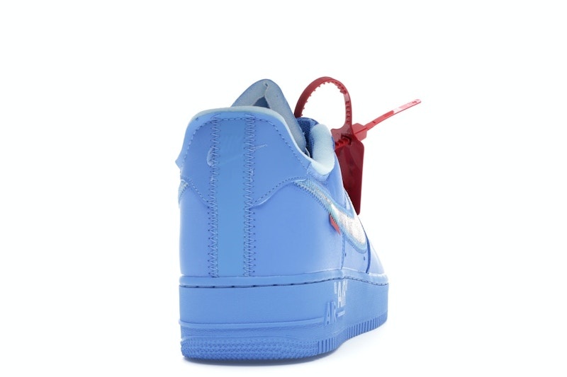 Nike Off-White X Air Force 1 Low 07 Mca - Blue Colorway Shoes | CI1173-400 - Image 6