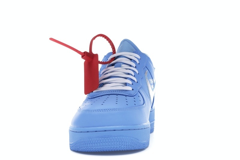 Nike Off-White X Air Force 1 Low 07 Mca - Blue Colorway Shoes | CI1173-400 - Image 3