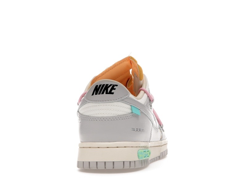 Nike Off-White X Dunk Low Lot 09 Of 50s Collaboration Sneaker Style DM1602-109 - Image 5