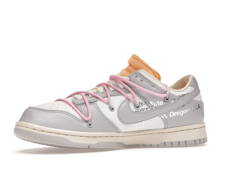 Nike Off-White X Dunk Low Lot 09 Of 50s Collaboration Sneaker Style DM1602-109 - Image 8