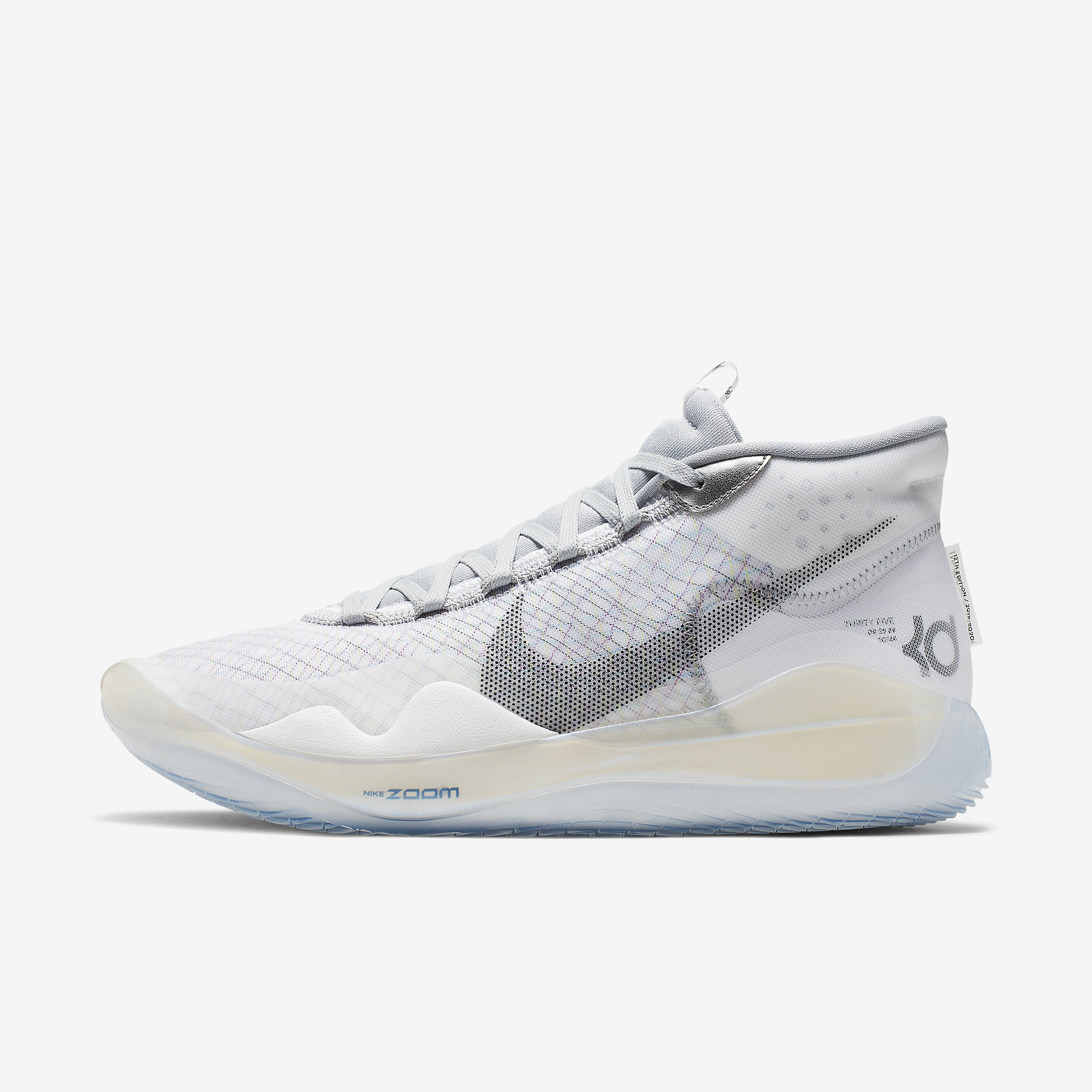 Nike Zoom KD 12 NRG EP 'Wolf Grey' Shoes | CK1197-101 - Image 3