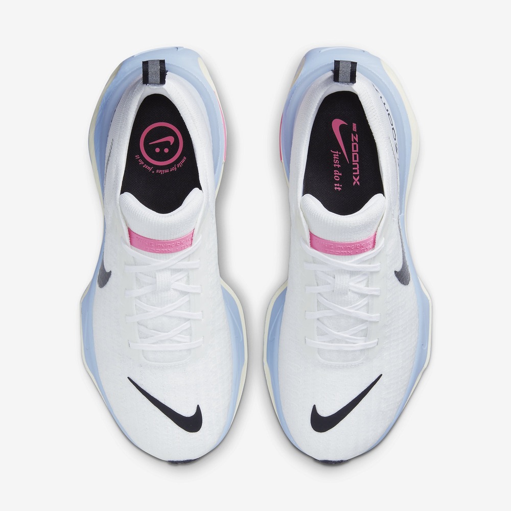 Nike ZoomX Invincible Run Flyknit 3 White Cobalt Bliss Sneakers - DR2615-100 - Image 6