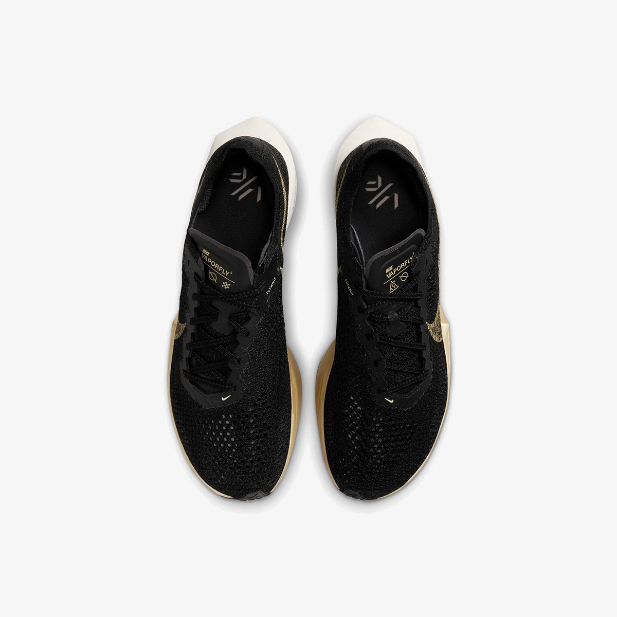 Nike ZoomX VaporFly Next% 3 'Black Metallic Gold Grain' - Image 6