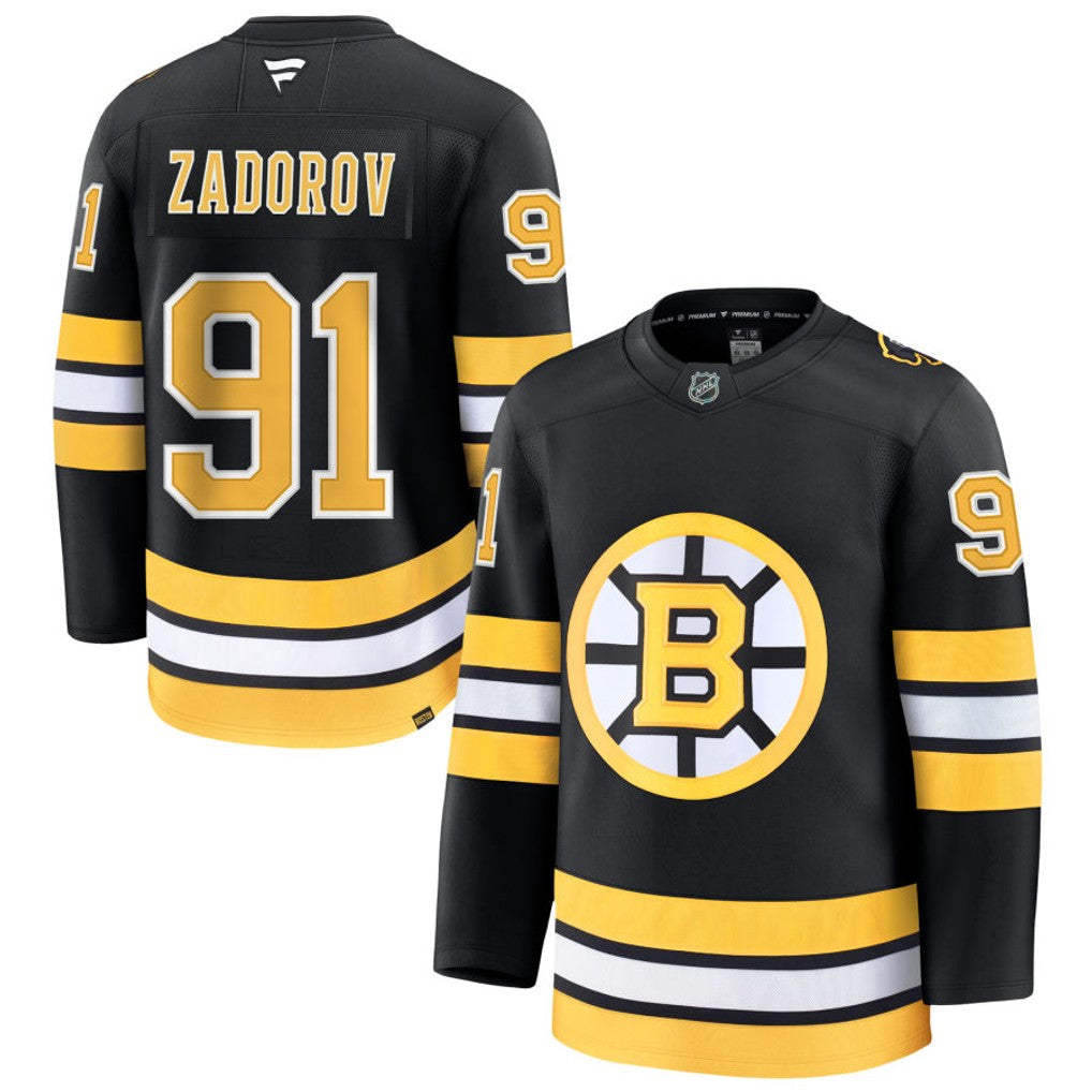 Nikita Zadorov Boston Bruins 2026 Home Premium Jersey - Black