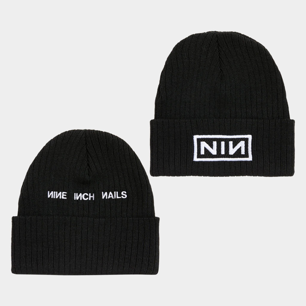 NIN Merch 2026 Nine Inch Nails Beanie Black Best Gift For Rock Band Fans