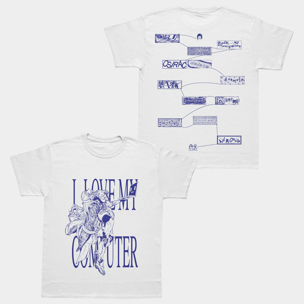Ninajirachi Merch 2026 I Love My Computer White T-Shirt Music Related Gifts For Guys