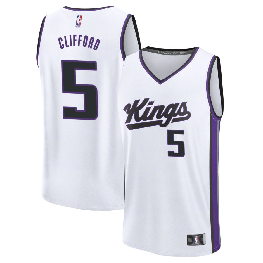 Nique Clifford Sacramento Kings 2025 Fast Break Association Edition Jersey - White