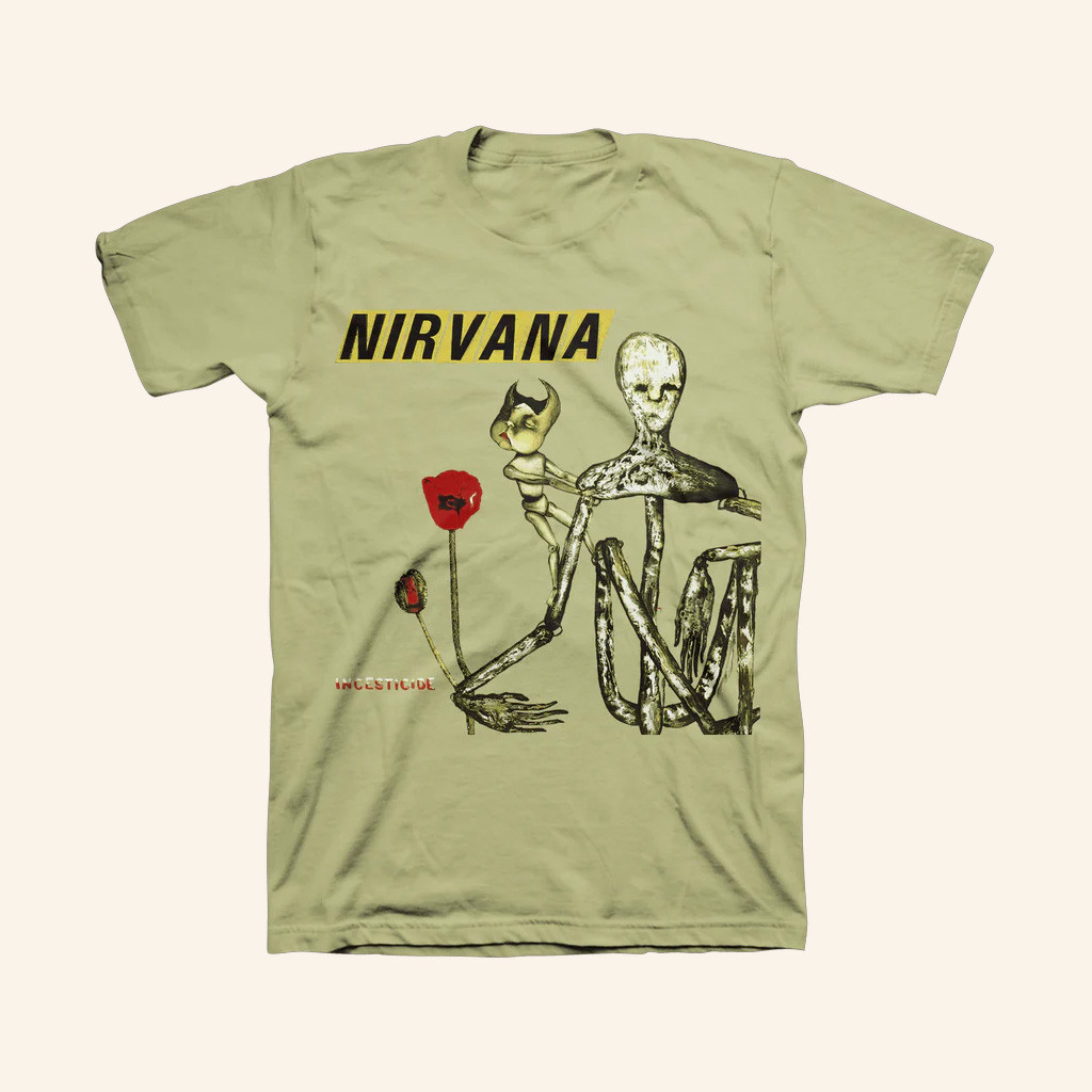 Nirvana Merch Incesticide T-Shirt Christmas Present Ideas For Friend