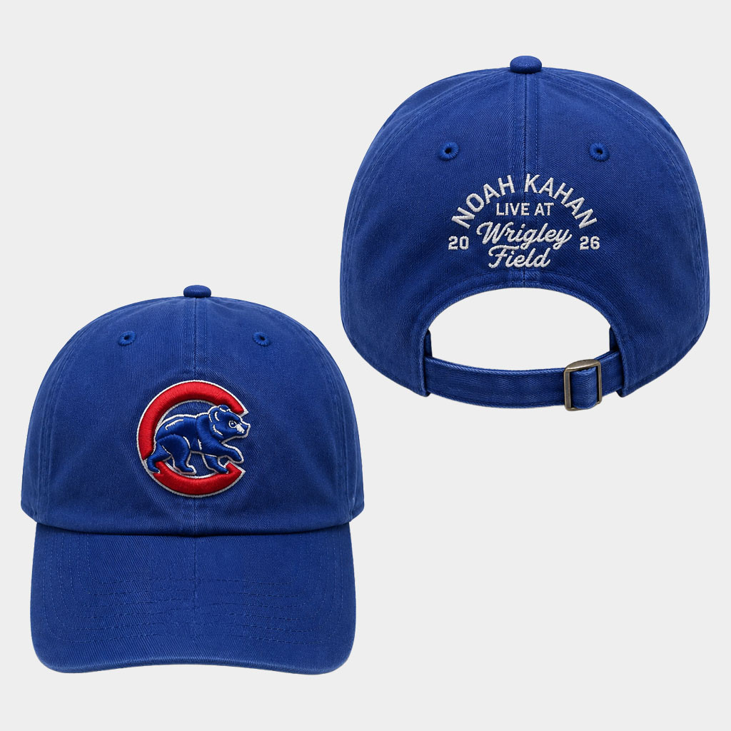 Noah Kahan Chicago Merch 2026 Wrigley Field Hat Embroidered Noah Kahan Tour Merch 2026 Fan Gift