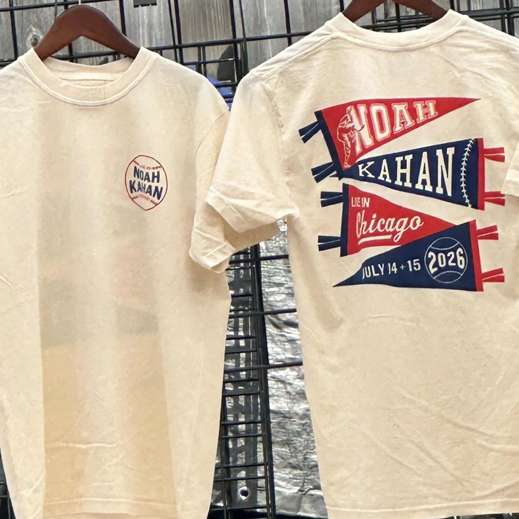 Noah Kahan Chicago Merch 2026 Wrigley Field In Illinois July 14 15 Shirt Noah Kahan Tour Merch
