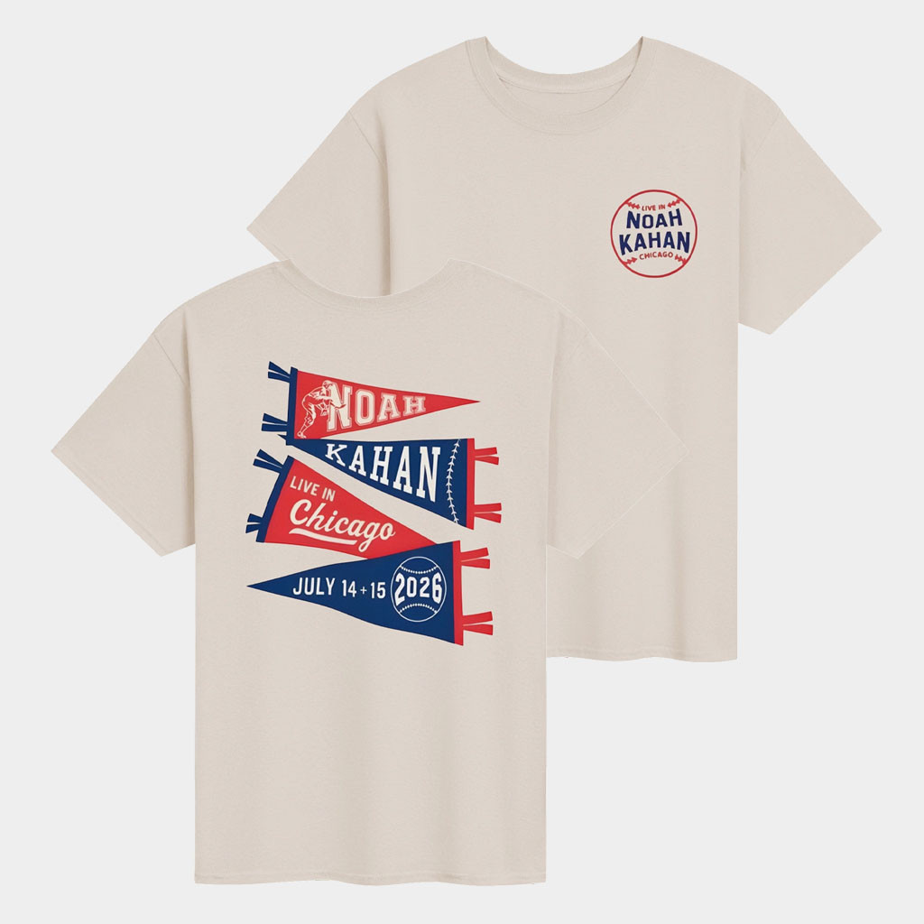Noah Kahan Merch 2026 Noah Kahan Live In Chicago T-Shirt Noah Kahan Chicago Merch Fan Gifts