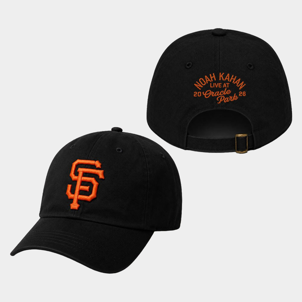 Noah Kahan Merch 2026 Noah Kahan Oracle Park Giants Hat Embroidered NK Tour Merch Fan Gifts