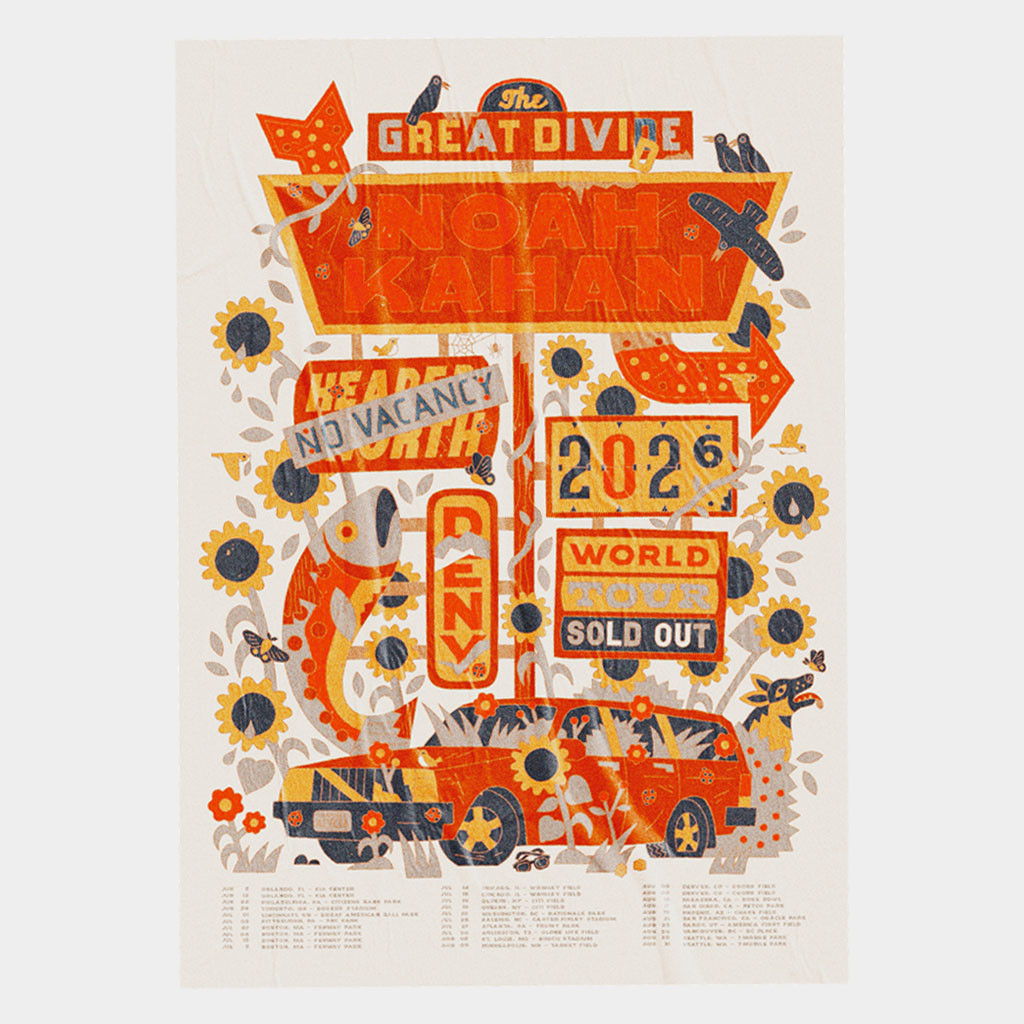 Noah Kahan Merch 2026 Noah Kahan The Great Divide Tour Poster Wall Art Decor For Music Lovers