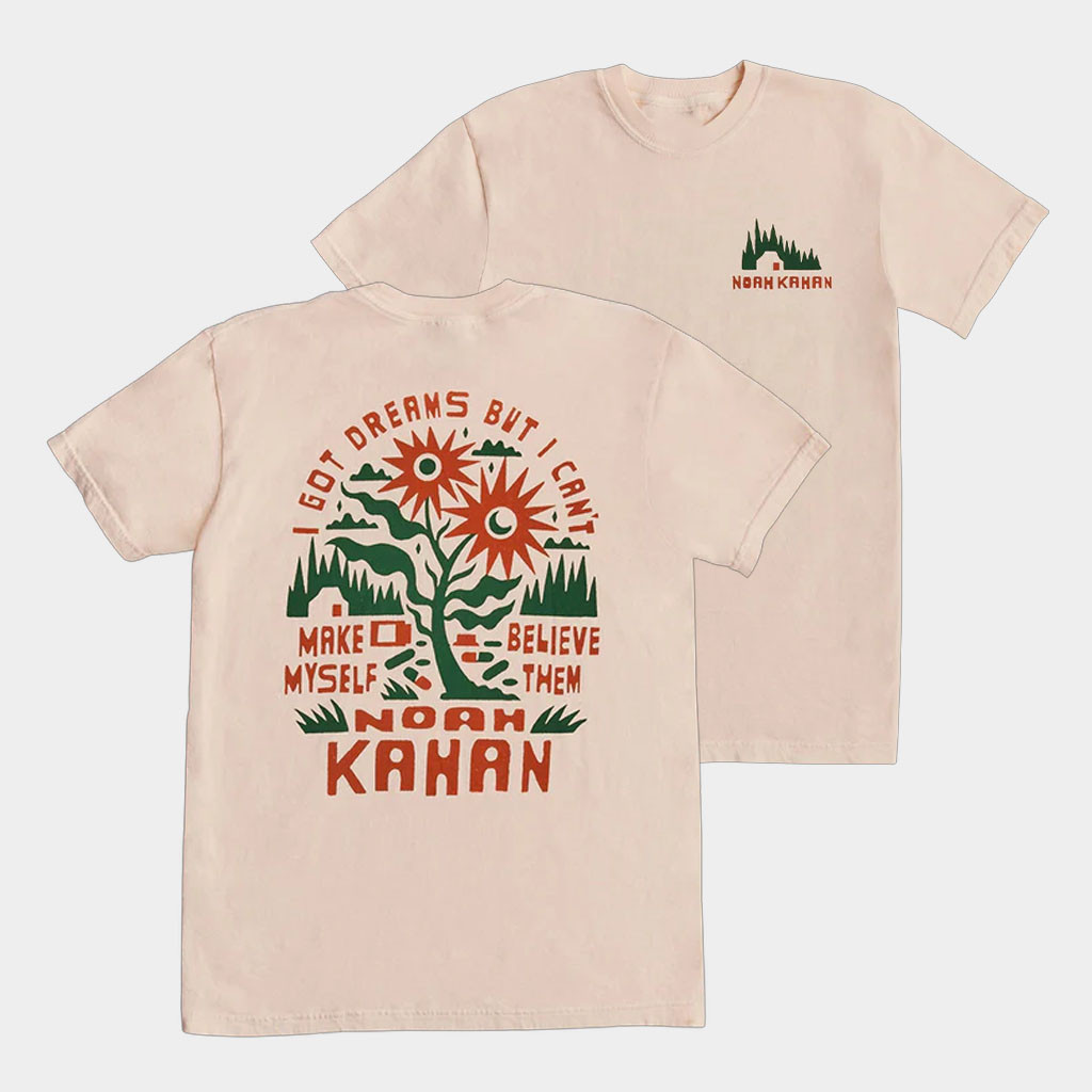 Noah Kahan Merch Homesick T-Shirt Noah Kahan I Got Dreams But I Can't Make Myself Shirt
