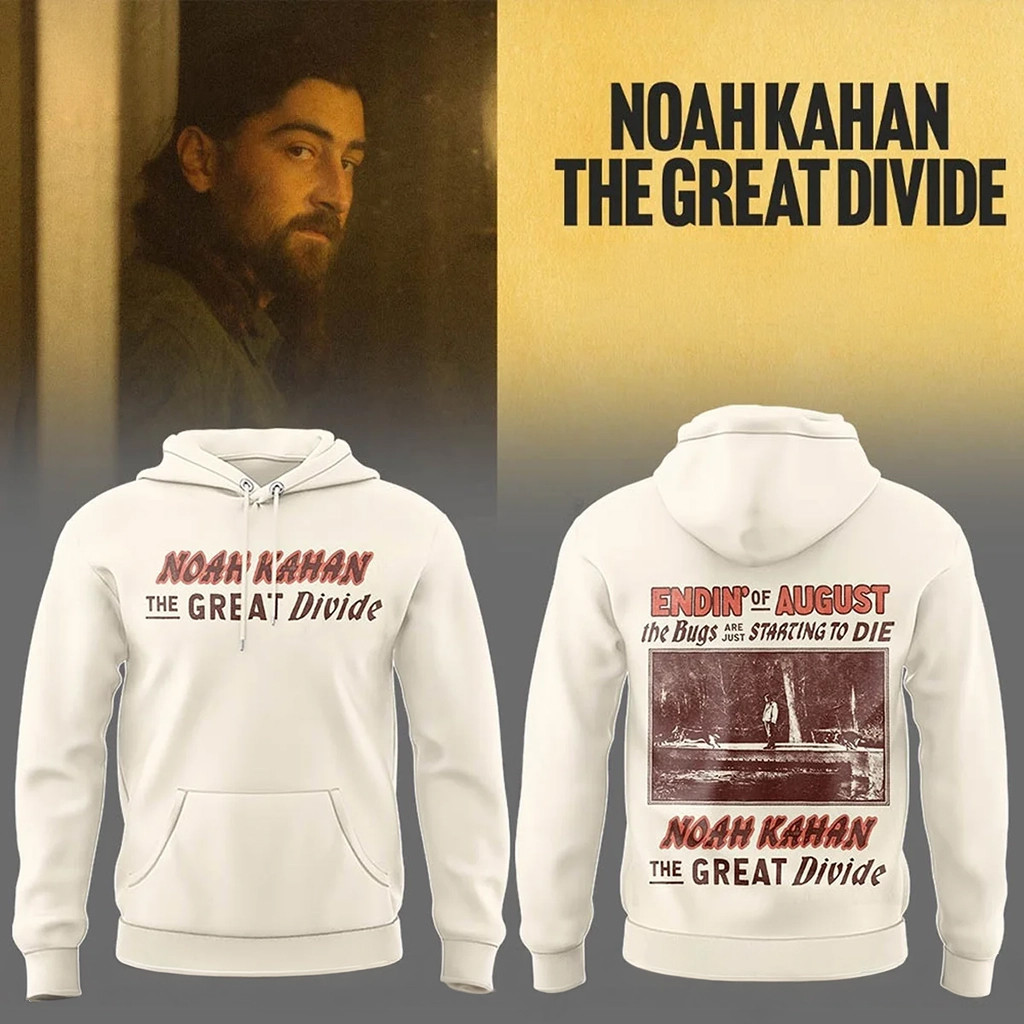 Noah Kahan Merch Tour 2026 Noah Kahan The Great Divide Tour Hoodie Cool Gifts For Music Lovers