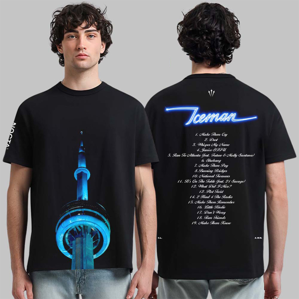 Nocta X Drake Iceman T-Shirt Nocta X Drake Merch Gift Ideas For Hip Hop Fans
