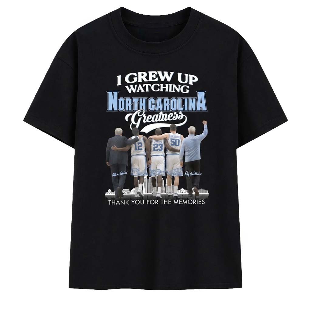 North Carolina Tar Heels Basketball Legends Greatness Graphic 2026 T-Shirt North Carolina Merch