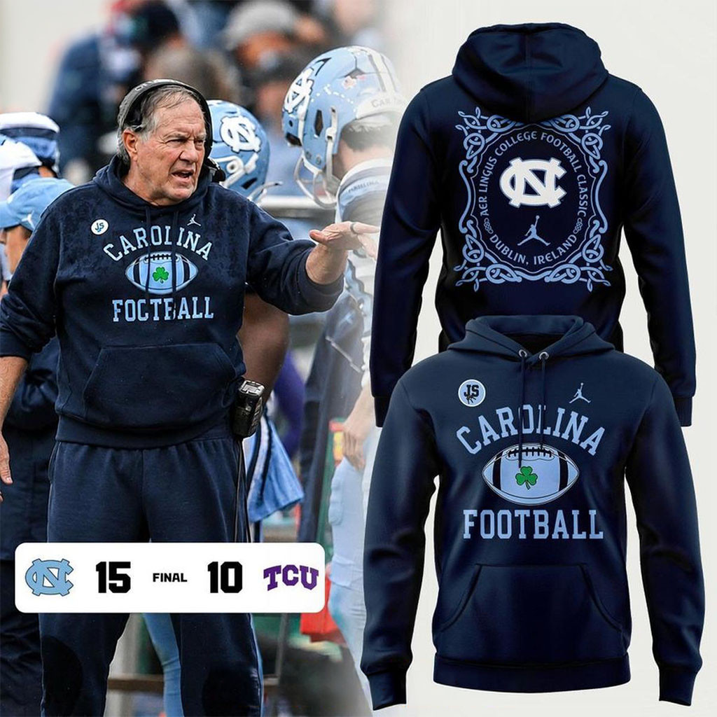 North Carolina Tar Heels x Aer Lingus College Football Classic 2026 Hoodie Heels Merch