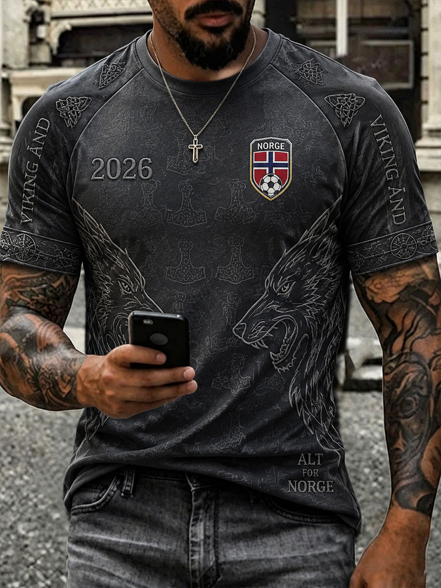 Norway FIFA World Cup 2026 Merch Alt For Norge T-Shirt Norway National Team Merch Gift For Fans