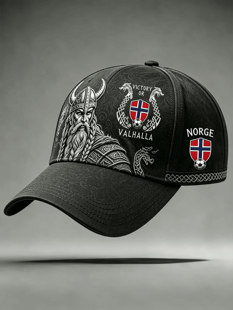 Norway World Cup 2026 Baseball Cap Norway Viking Warrior Football Hat Soccer Gift