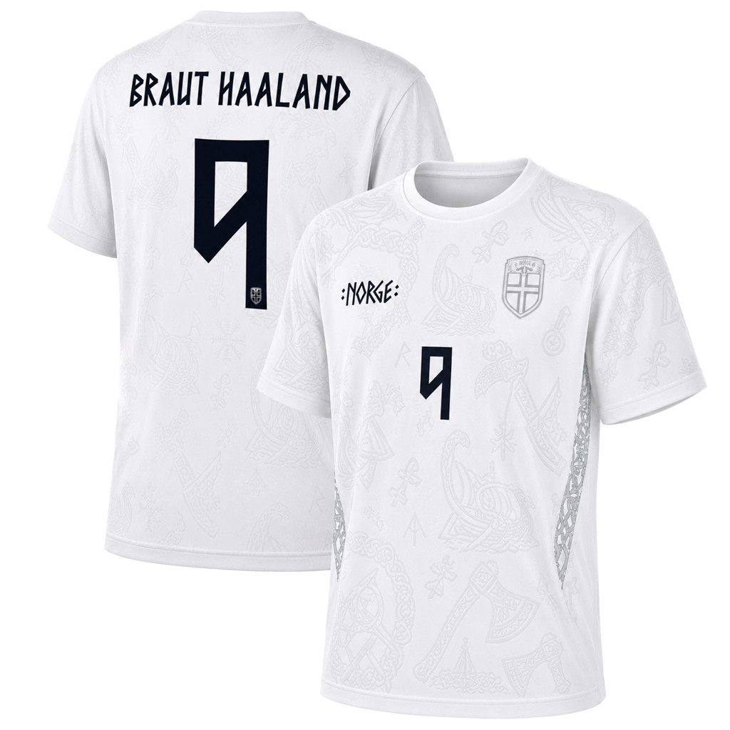 Norway World Cup 2026 Merch #9 Erling Haaland Norway Third Jersey Erling Haaland Merch Fan Gift