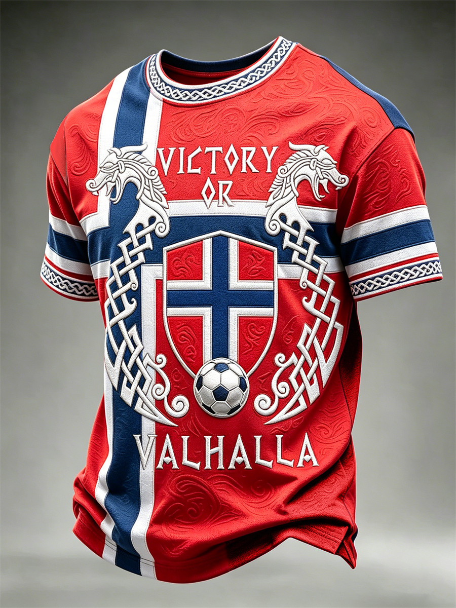 Norway World Cup 2026 Merch Victory Of Valhalla T-Shirt Game Day Gift For Norway Football Fans