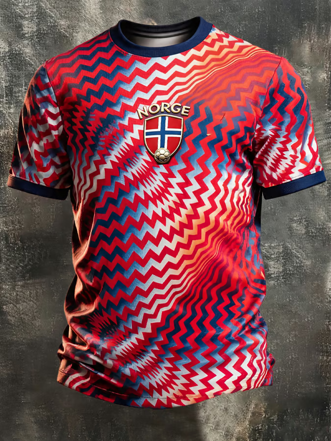 Norway World Cup 2026 Soccer T-Shirt Norway FWC 26 Clothes Gifts For Soccer Fan
