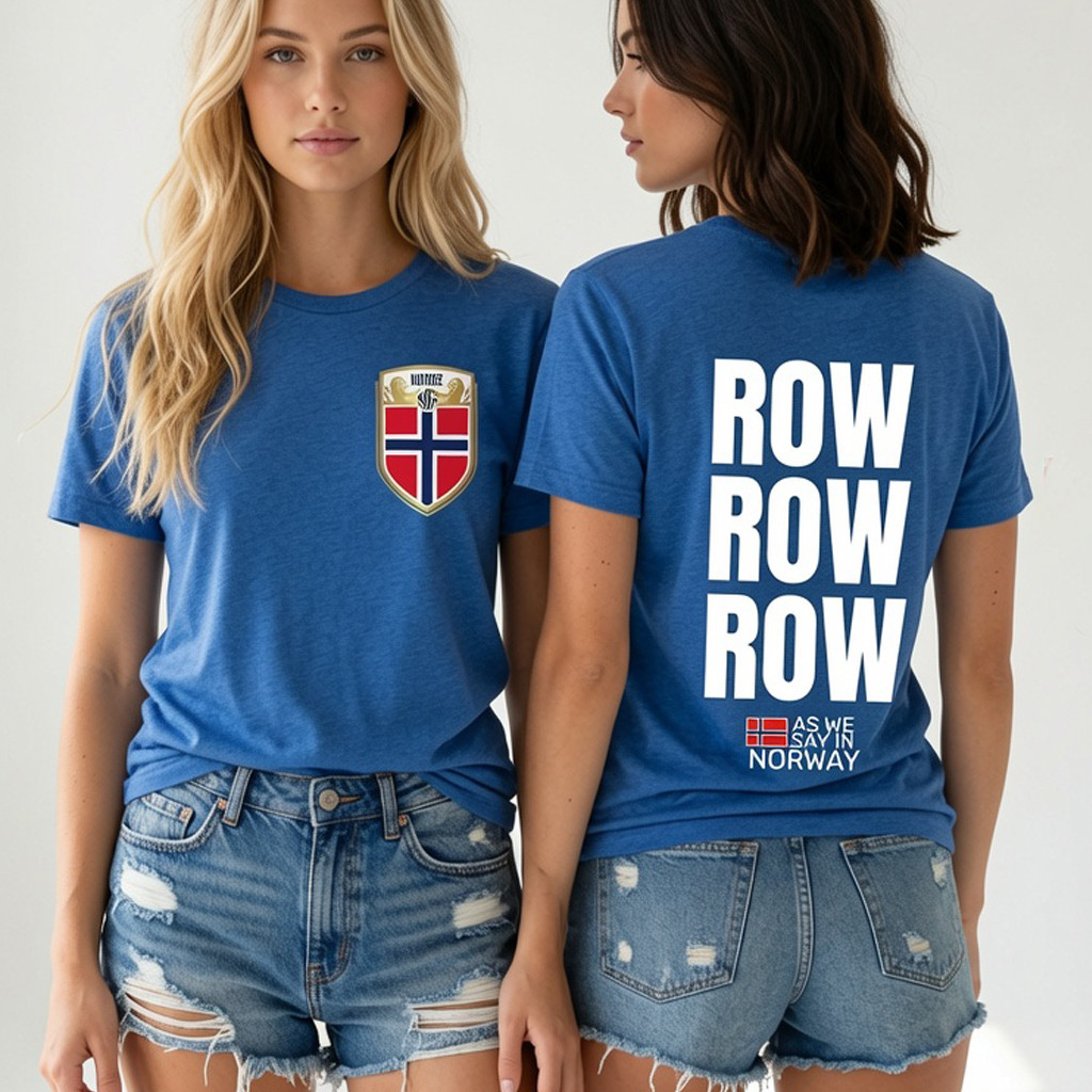Norwegian Vikings Row Norway 2026 World Cup T-Shirt Game Day Merch Gift For Norway Team Fans