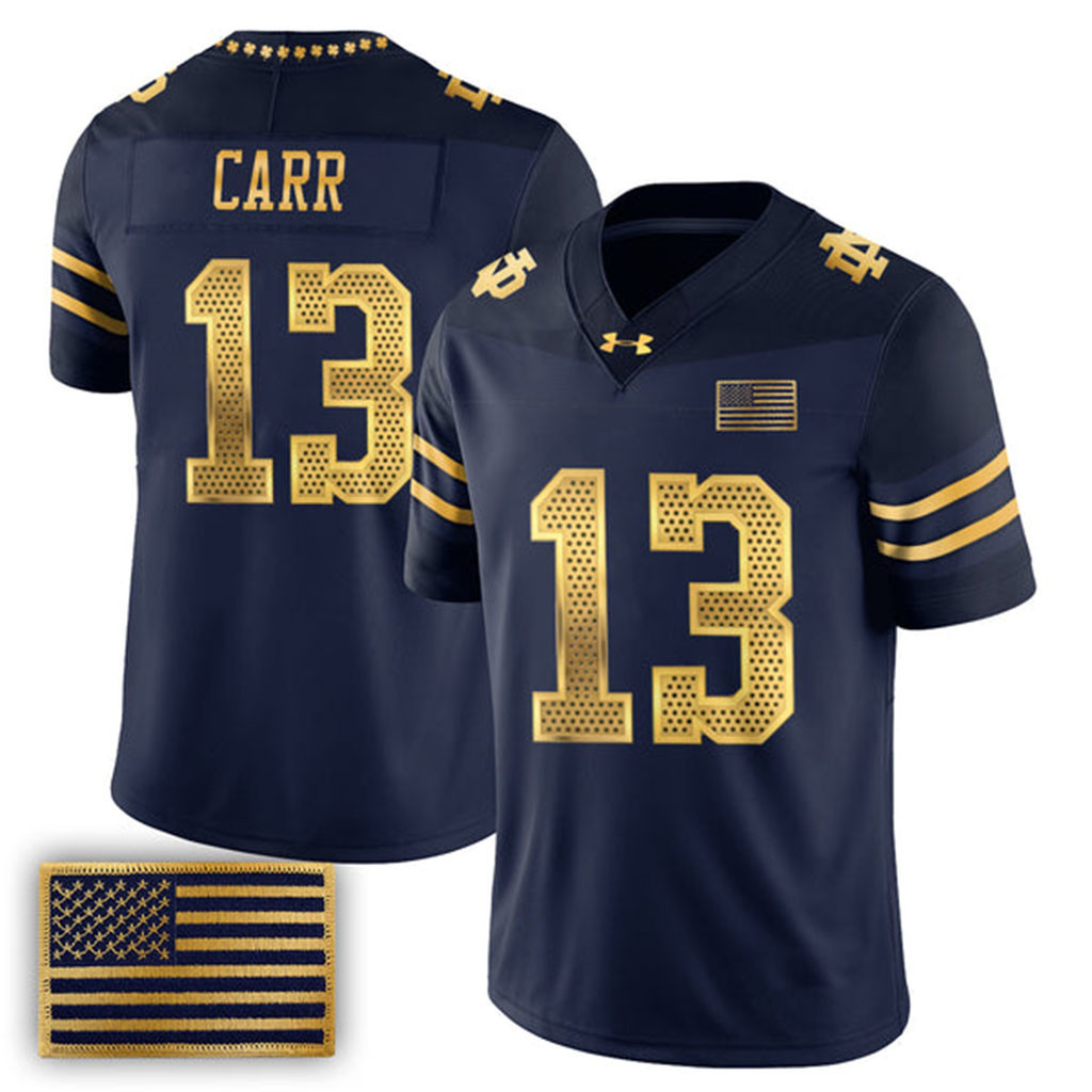 Notre Dame Fighting Irish 2026 Shamrock Series Football Jersey Carr #13 Fighting Irish Merch
