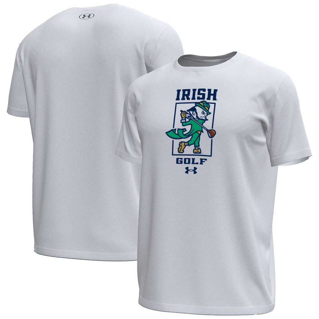 Notre Dame Fighting Irish Men’s Golf 2026 Season Leprechaun Shirt Irish Golf Merch Fan Gifts