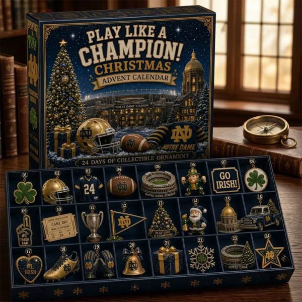Notre Dame Fighting Irish Play Like A Champion Christmas Advent Calendar Fighting Irish Merch - Image 2