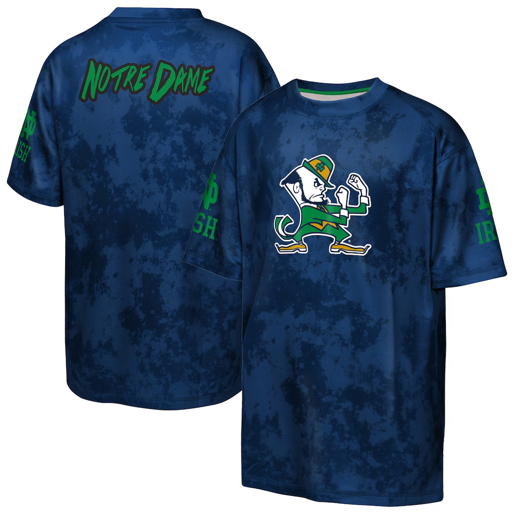 Notre Dame Merch 2026 Navy Notre Dame Fighting Irish T-Shirt Gifts For Sports Lovers