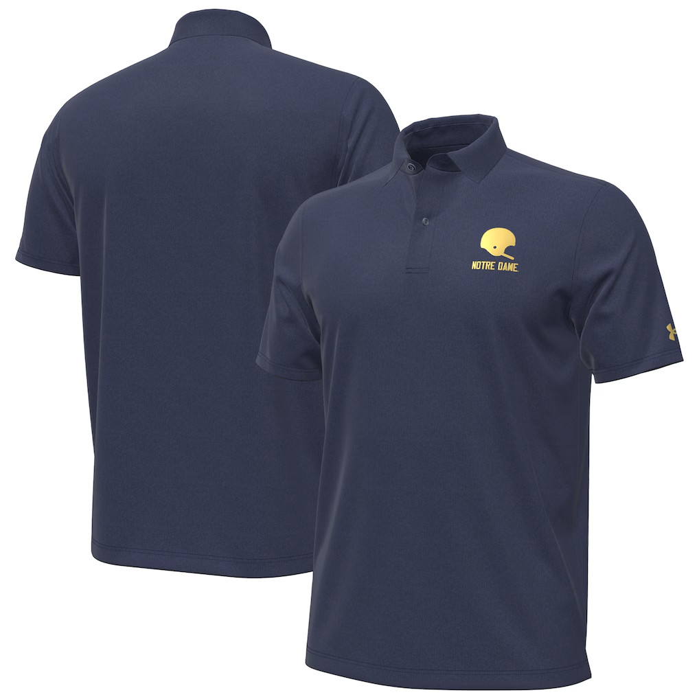 Notre Dame Merch Notre Dame Fighting Irish 2026 Shamrock Series Playoff Polo Shirt Gift For Fans