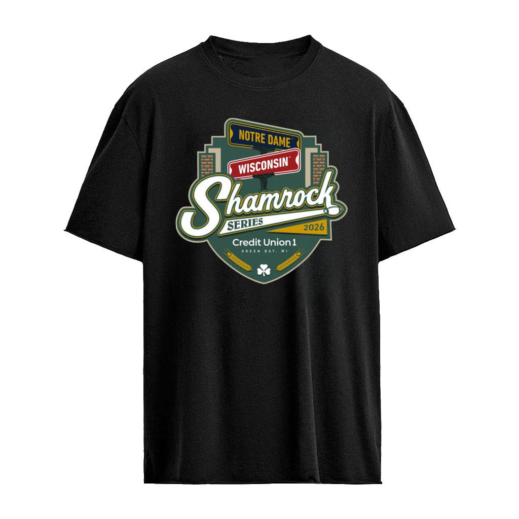 Notre Dame Vs Wisconsin Shamrock Series 2026 Green Bay, WI Shirt