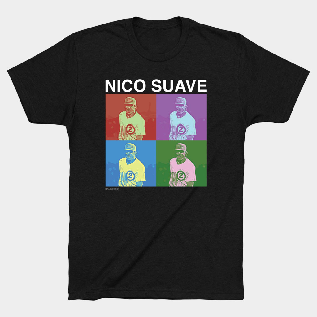 Obvious Shirts Merch 2026 Nico Suave Pop Art T-Shirt Chicago Baseball Nico Hoerner #2 Shirt