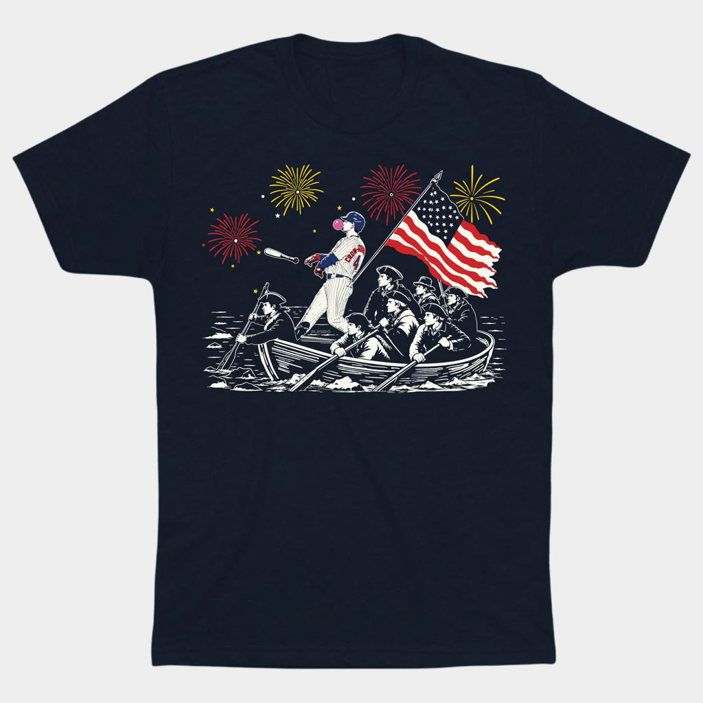 Obvious Shirts Merch 2026 PCA Crossing The Delaware T-Shirt 4th Of July Apparel Him Gifts