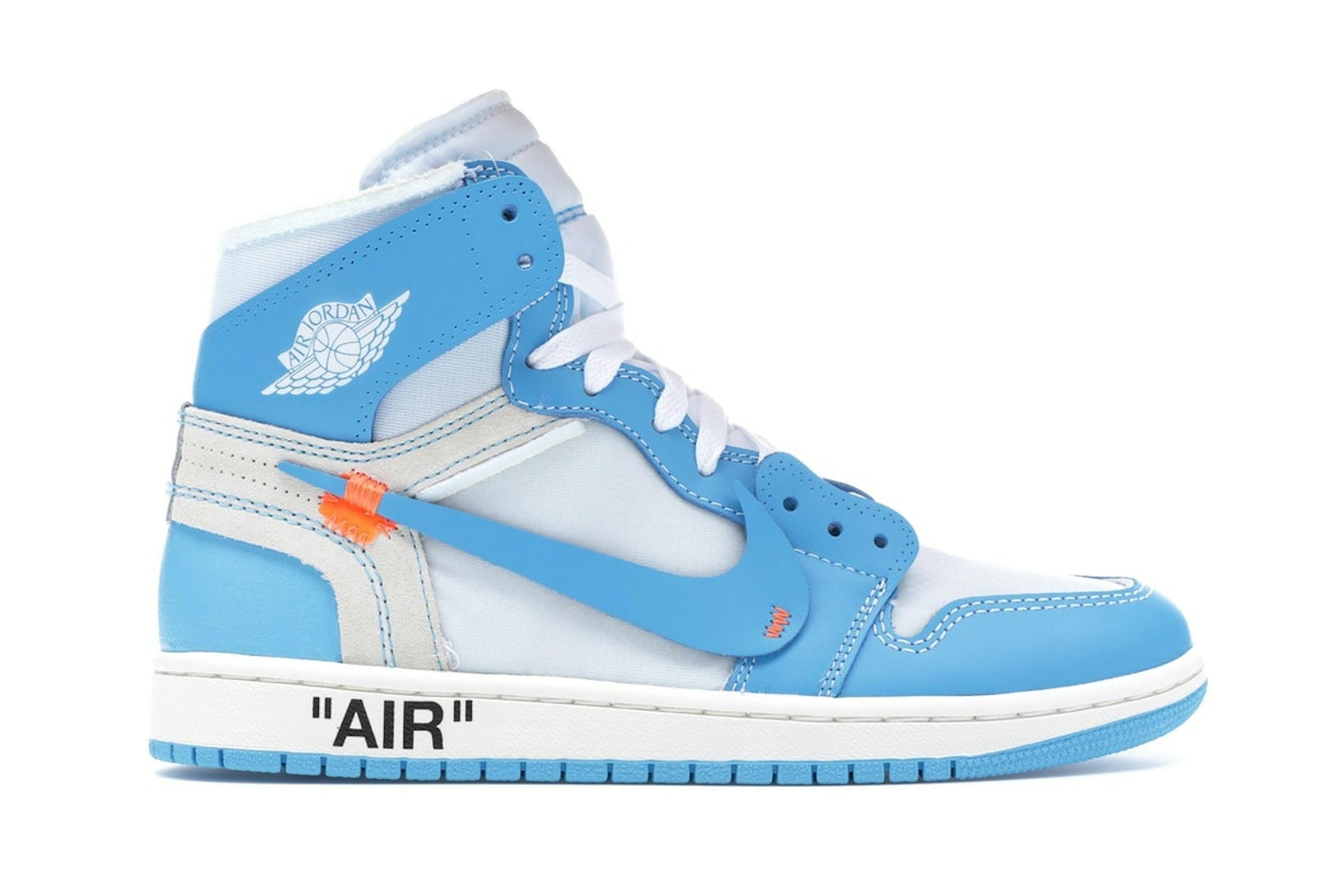 Off-White Air Jordan 1 Retro High OG UNC Sneaker Style AQ0818-148 - Image 2