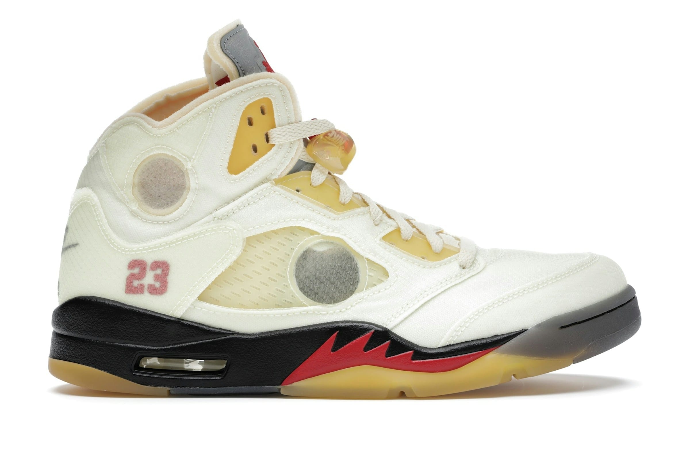 Off-White Air Jordan 5 SP Sail Sneaker Style DH8565-100 - Image 2