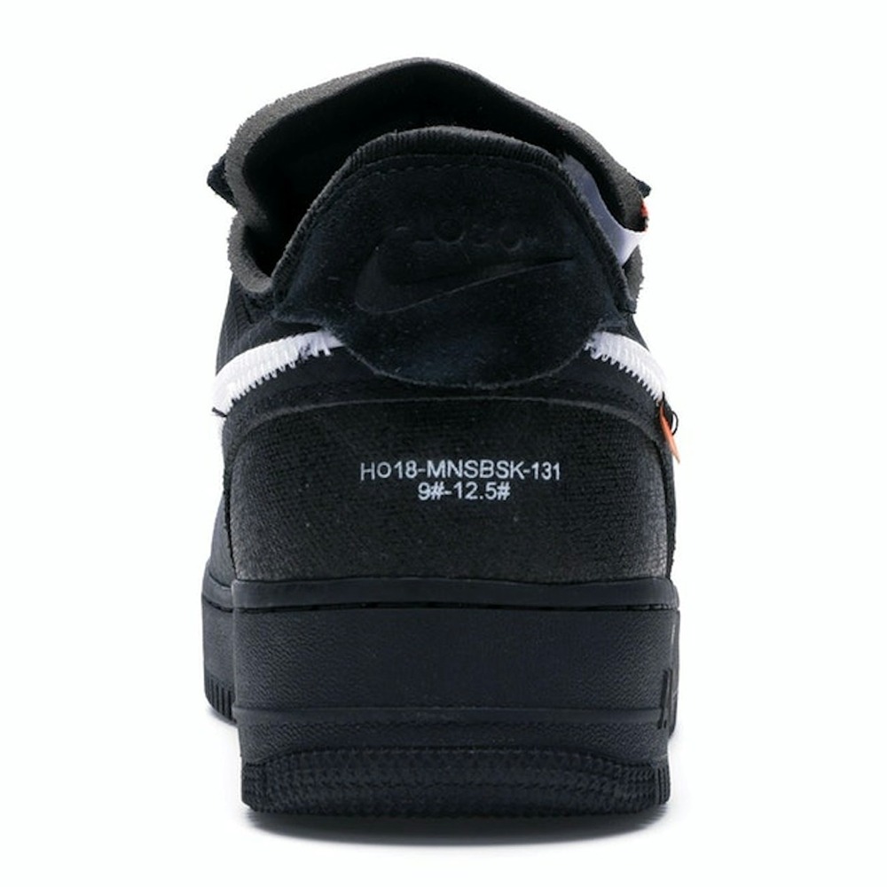 Off-White Nike Air Force 1 Low Black Sneakers - AO4606-001 - Image 4
