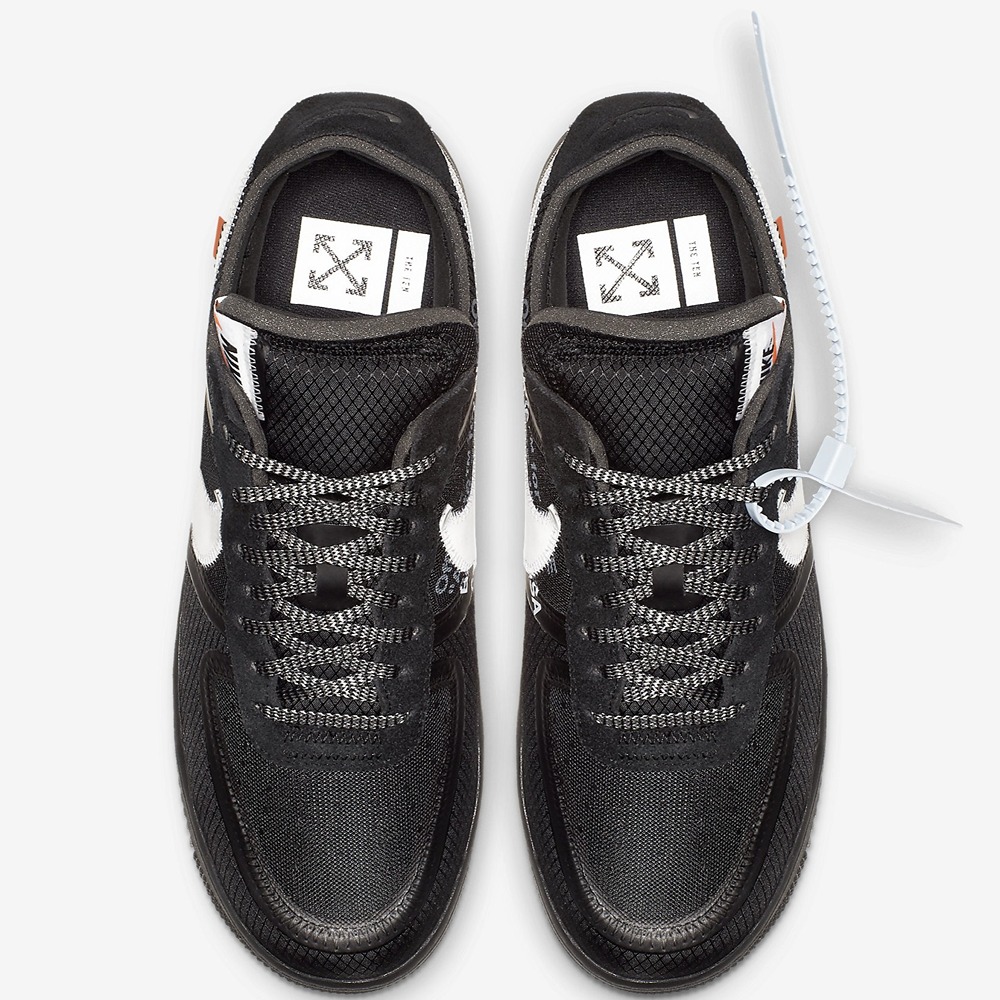 Off-White Nike Air Force 1 Low Black Sneakers - AO4606-001 - Image 5