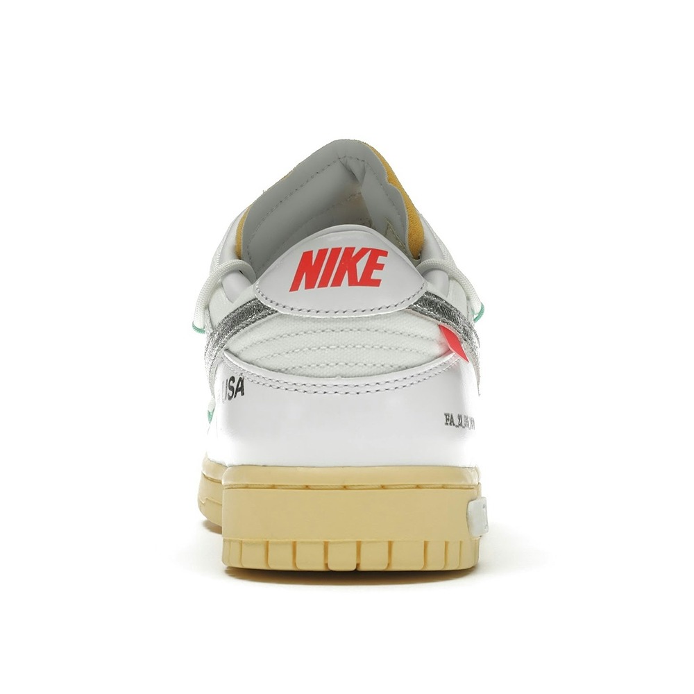 Off-White Nike Dunk Low Lot 01 of 50 Dear Summer Sneaker Style DM1602-127 - Image 4
