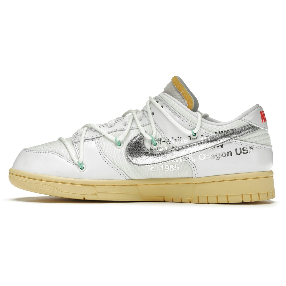 Off-White Nike Dunk Low Lot 01 of 50 Dear Summer Sneaker Style DM1602-127 - Image 3