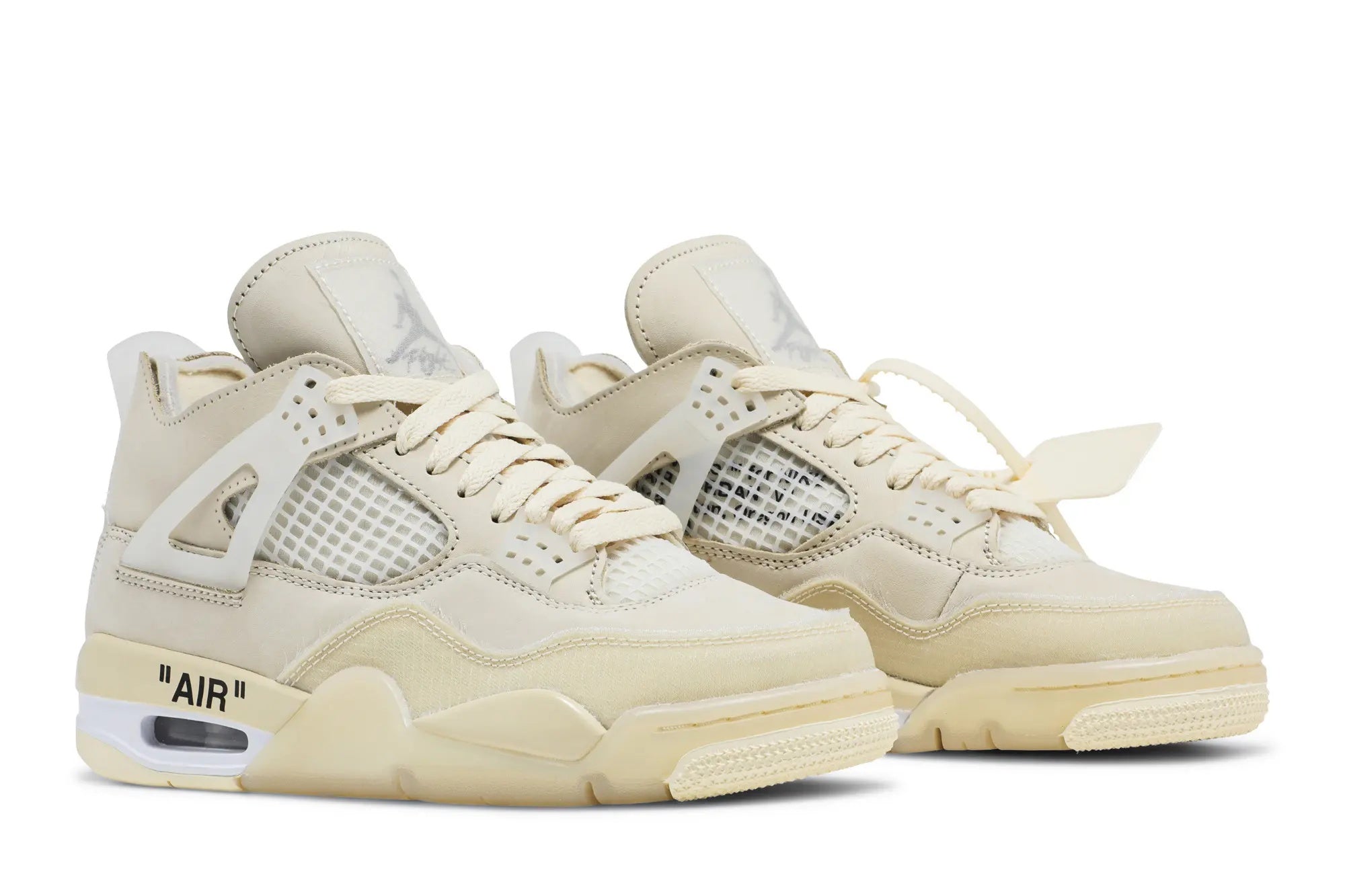 Off-White x Wmns Jordan 4 Retro SP 'Sail' - Image 3