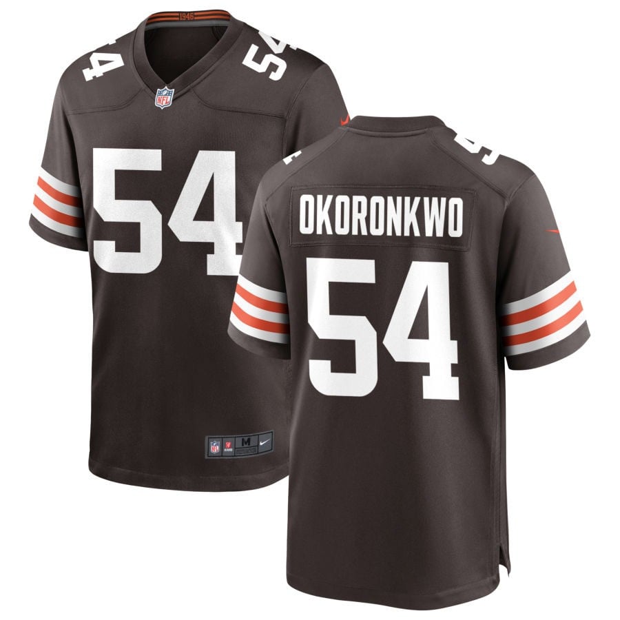 Ogbo Okoronkwo Cleveland Browns 2025 Game Jersey - Brown