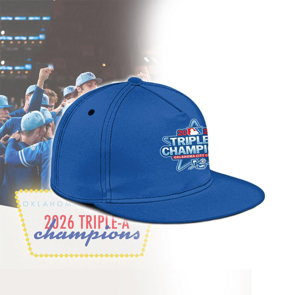 Oklahoma City Comets Triple-A National Champions 2026 Snapback Hat Comets Merch Fan Present