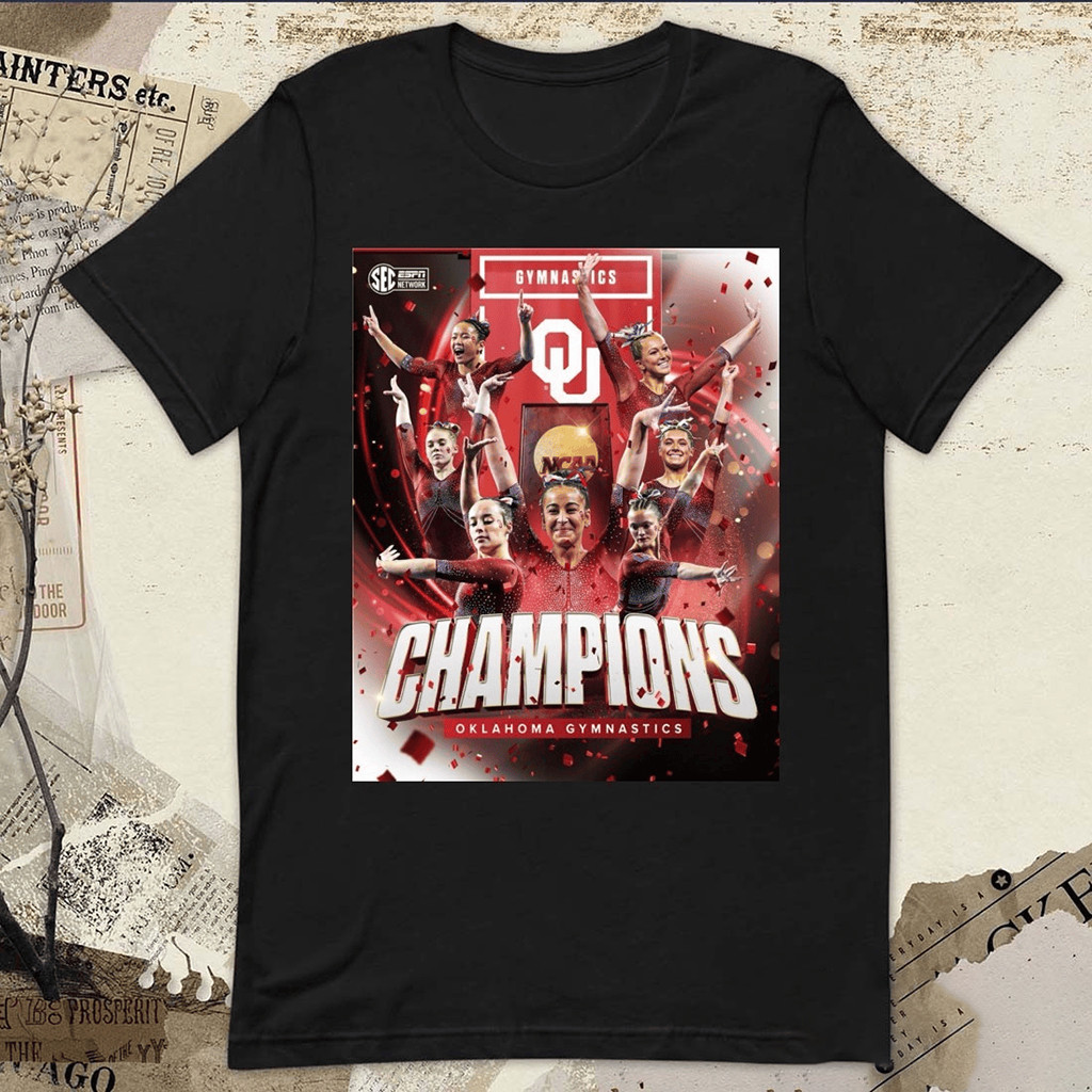 Oklahoma Sooners Women's Gymnastics National Champions 2026 T-Shirt Sooners Merch Fan Gifts