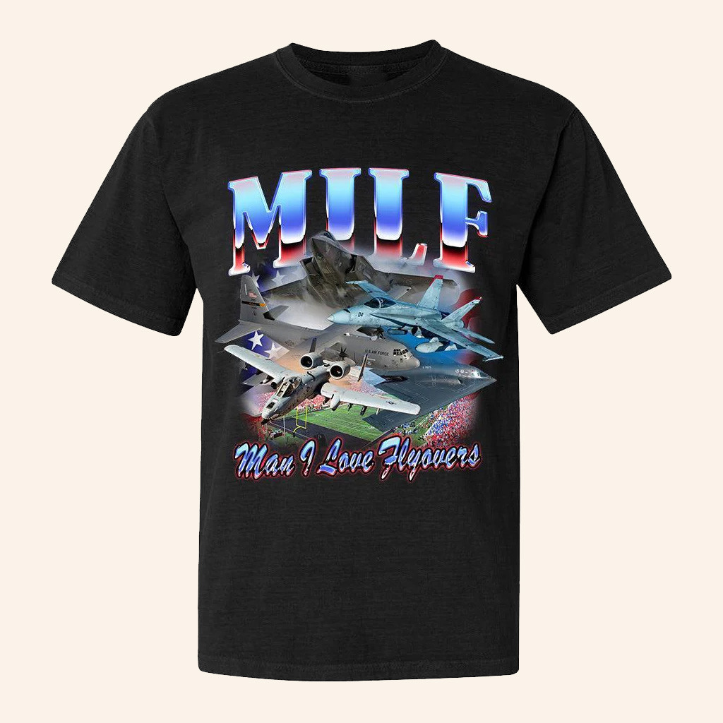 Old Row Legends Merch MILF Man I Love Flyovers T-Shirt Gifts For Friends