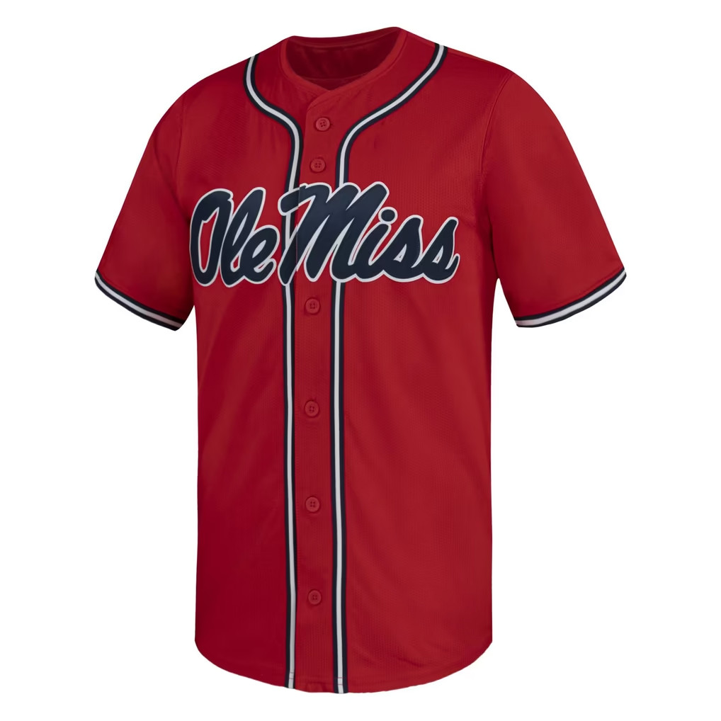 Ole Miss Merch 2026 lbl Mississippi Rebels Replica Baseball Jersey Present For Game Day