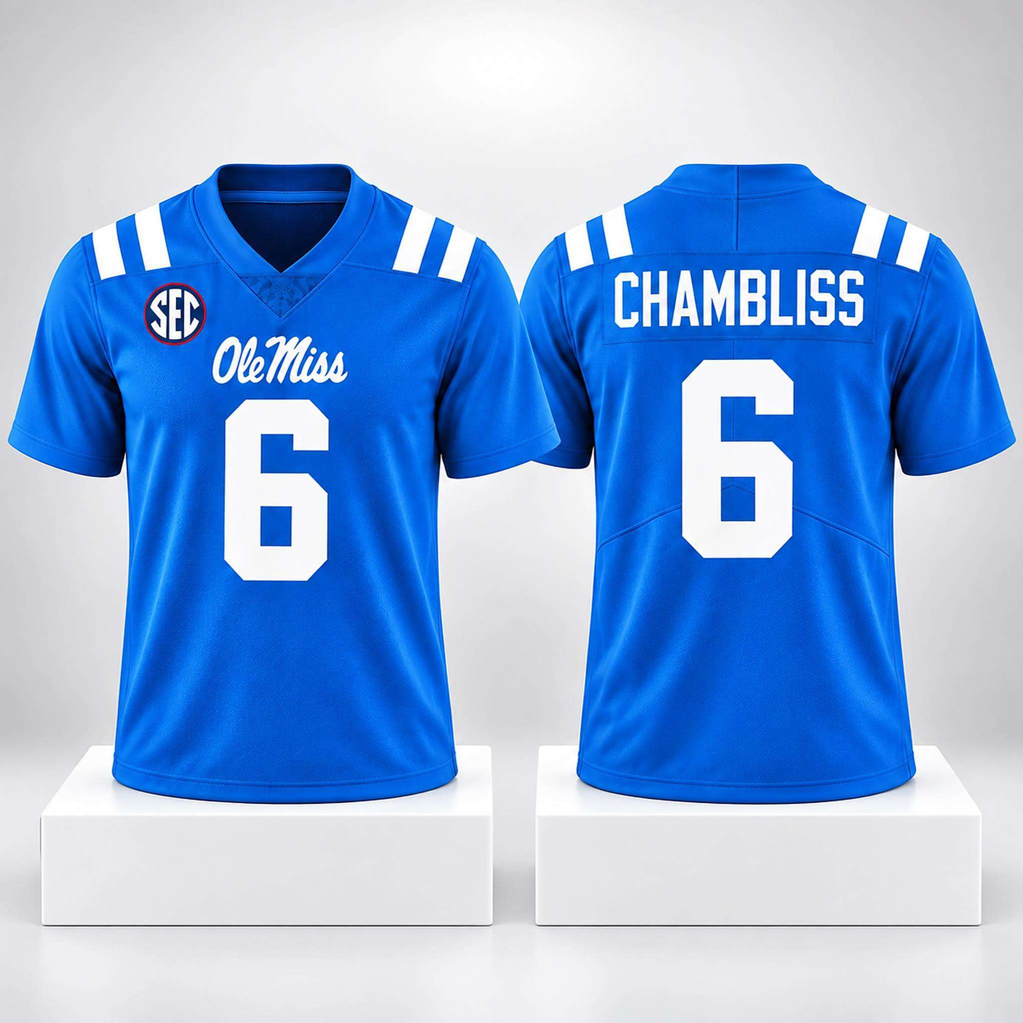 Ole Miss Rebels #6 Trinidad Chambliss 2026 Jersey Ole Miss Rebels Merch American Football Gifts